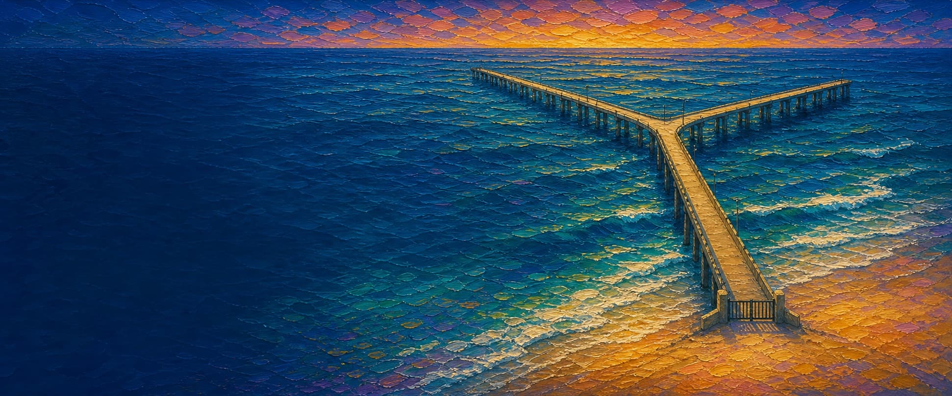 Ocean Beach Municipal Pier location artwork