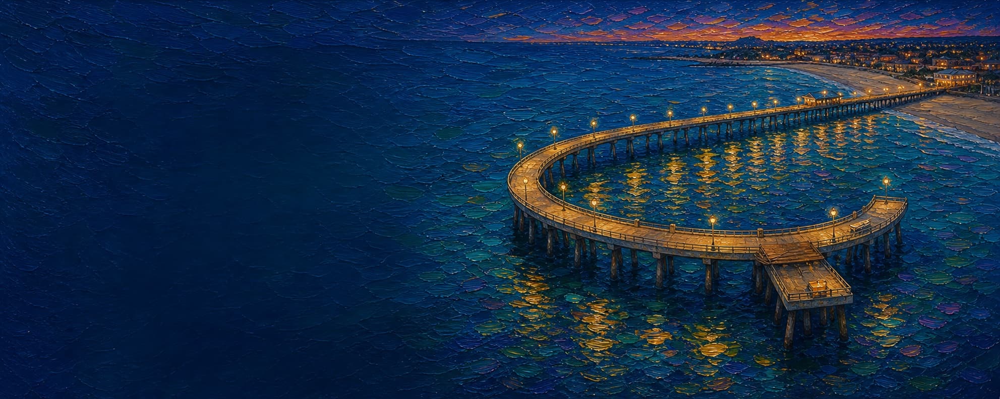 Redondo Beach Municipal Pier (Horseshoe Pier) location artwork