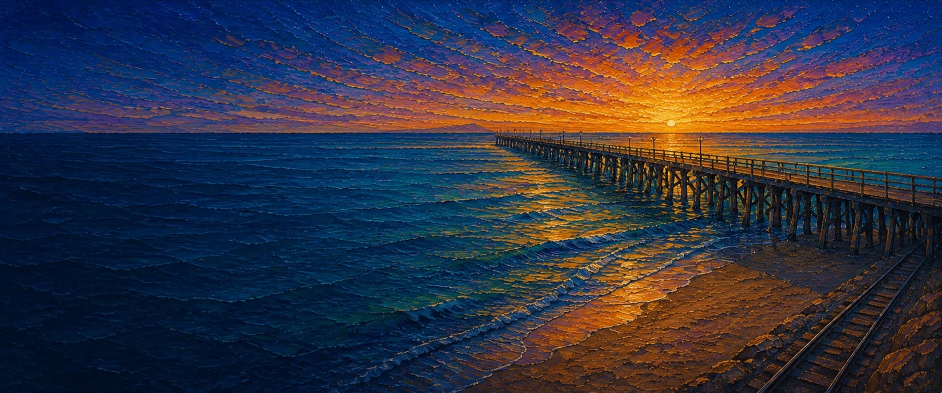 San Clemente Pier (Municipal Pier) location artwork
