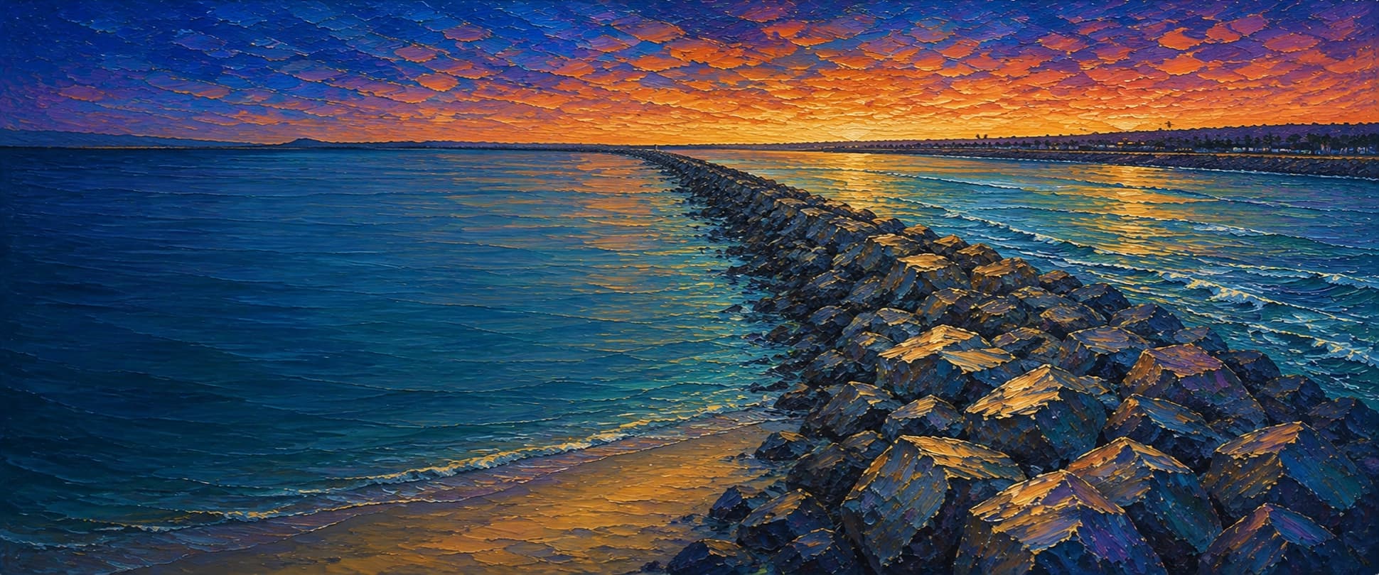 San Diego River Mouth Jetties (Quivira / Middle Jetty) location artwork