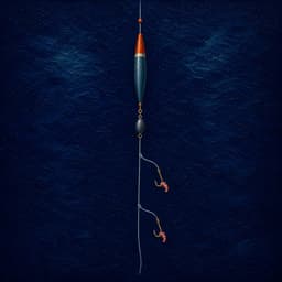 Multi-Hook Jacksmelt Float Rig diagram